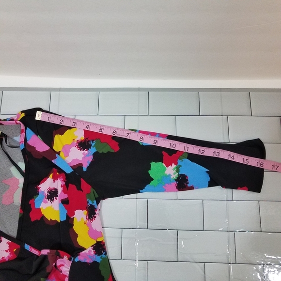 Laundry by Shelli Segal Floral Wrap Dress S Nwot - Picture 11 of 12